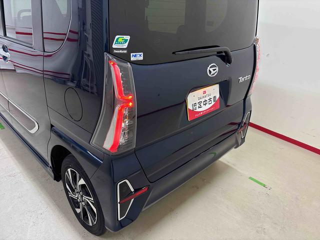 タントカスタムX4WD LEDヘッドライト/フォグランプ オートエアコン/ライト/ハイビーム/電動ドアミラー コーナーセンサー 運転席・助手席シートヒーター 両側電動スライドドア チルトステアリング(秋田県)の中古車