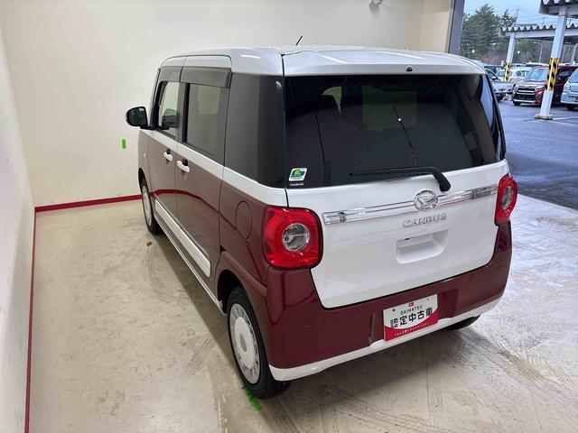 ムーヴキャンバスストライプスＧ４ＷＤ　ＬＥＤヘッドライト／フォグランプ　オートエアコン／ライト／ハイビーム／電動ドアミラー　両側電動スライドドア　コーナーセンサー　電動パーキングブレーキ　リモコンエンジンスターター（秋田県）の中古車