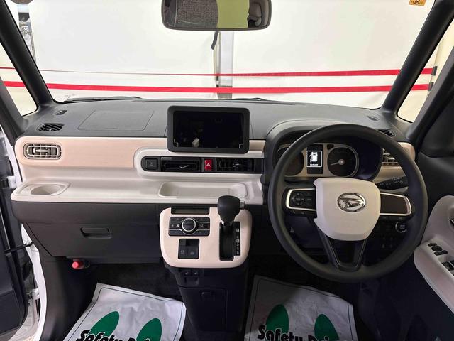 ムーヴキャンバスストライプスＧ４ＷＤ　ＬＥＤヘッドライト／フォグランプ　オートエアコン／ライト／ハイビーム／電動ドアミラー　両側電動スライドドア　コーナーセンサー　電動パーキングブレーキ　リモコンエンジンスターター（秋田県）の中古車