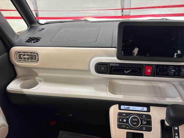 ムーヴキャンバスストライプスＧ４ＷＤ　ＬＥＤヘッドライト／フォグランプ　オートエアコン／ライト／ハイビーム／電動ドアミラー　両側電動スライドドア　コーナーセンサー　電動パーキングブレーキ　リモコンエンジンスターター（秋田県）の中古車