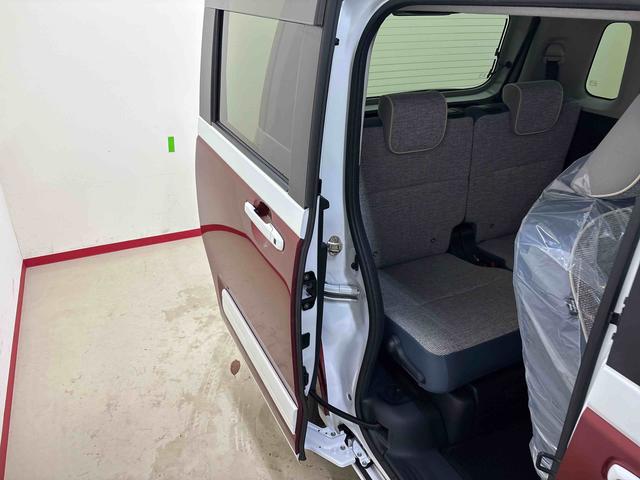 ムーヴキャンバスストライプスＧ４ＷＤ　ＬＥＤヘッドライト／フォグランプ　オートエアコン／ライト／ハイビーム／電動ドアミラー　両側電動スライドドア　コーナーセンサー　電動パーキングブレーキ　リモコンエンジンスターター（秋田県）の中古車