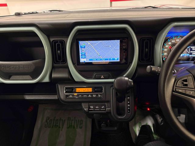ハスラーハイブリッドＧ４ＷＤ　スズキセーフティサポート　ＬＥＤヘッドライト　社外ナビ　バックカメラ　クルーズコントロール　リヤコーナーセンサー　ＥＴＣ　グリップ＆ヒルディセントコントロール　シートヒーター　シートリフター（秋田県）の中古車