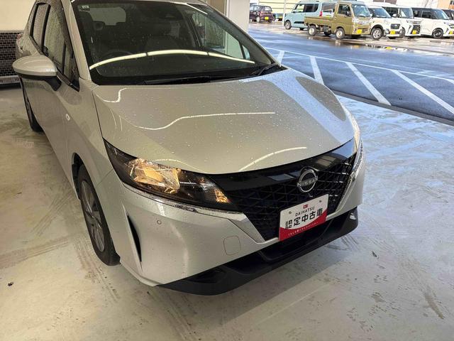 ノートＳ　ＦＯＵＲ４ＷＤ　ナビ（社外品）　ＥＴＣ　ハロゲンヘッドライト　電動パーキングブレーキ　オートエアコン／ライト　電動格納ドアミラー　ハンドルヒーター　運転席・助手席シートヒーター　チルトステアリング（秋田県）の中古車