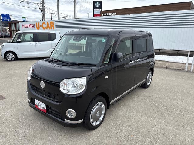 ムーヴキャンバスGブラックインテリアリミテッド SAIII4WD 純正ナビ パノラマモニター LEDヘッドランプ/フォグランプ オートエアコン/ライト/ハイビーム/電動格納ドアミラー ドライブレコーダー 両側電動スライドドア チルトステアリング(秋田県)の中古車