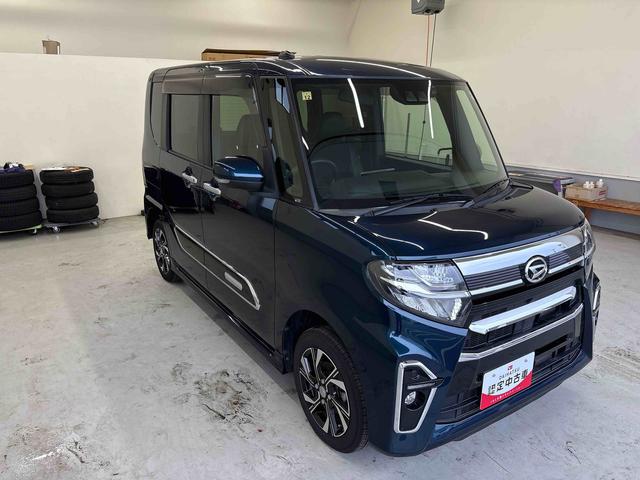 タントカスタムＸスタイルセレクション４ＷＤ　純正ナビ　ドライブレコーダー　ＬＥＤヘッドライト／フォグランプ　オートエアコン／ライト／ハイビーム／電動ドアミラー　コーナーセンサー　リモコンエンジンスターター　両側電動スライドドア（秋田県）の中古車