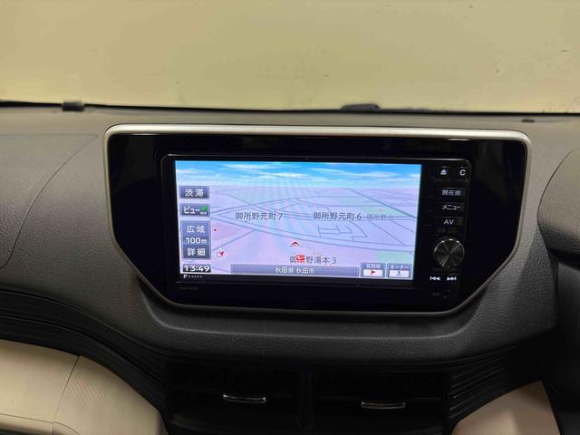 ムーヴＸターボ４ＷＤ　純正ナビ　ドライブレコーダー　ＬＥＤヘッドライト　オートエアコン／ライト／電動ドアミラー　バックカメラ　ステアリングスイッチ　ＴＶコントロールキット　チルトステアリング　運転席シートリフター（秋田県）の中古車