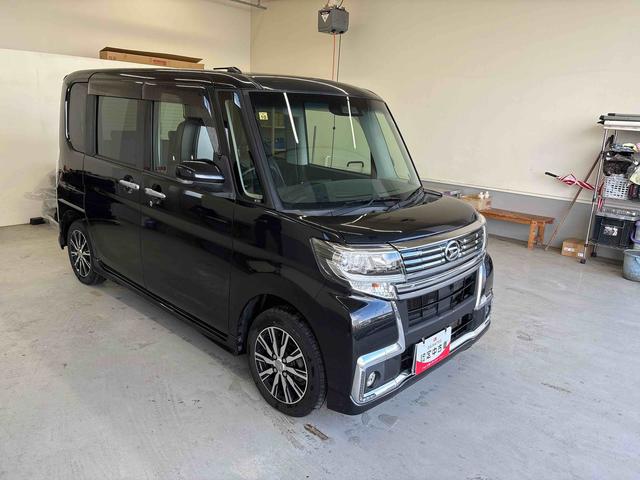 タントカスタムX トップエディションリミテッドSAIII4WD 純正ナビ パノラマモニター LEDヘッドライト/フォグランプ オートライト/エアコン/ハイビーム/電動格納ドアミラー 両側電動スライドドア ドライブレコーダー リモコンエンジンスターター(秋田県)の中古車