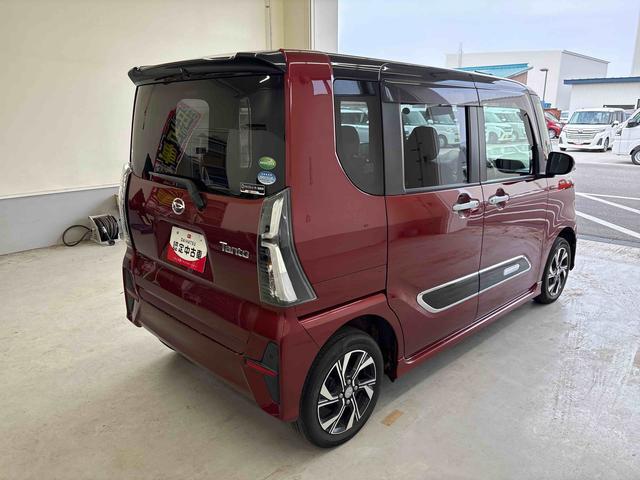 タントカスタムX4WD オーディオレス LEDヘッドライト/フォグランプ オートエアコン/ライト/ハイビーム/電動ドアミラー 両側電動スライドドア 運転席・助手席シートヒーター コーナーセンサー バックカメラ(秋田県)の中古車