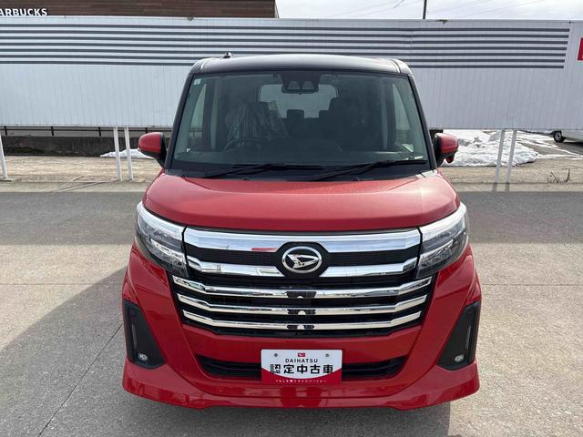 トールカスタムＧ４ＷＤ　純正ナビ　ドライブレコーダー　リモコンエンジンスターター　ＬＥＤヘッドランプ／フォグランプ　オートエアコン／ライト／ハイビーム／電動格納ドアミラー　両側電動スライドドア　電動パーキングブレーキ（秋田県）の中古車