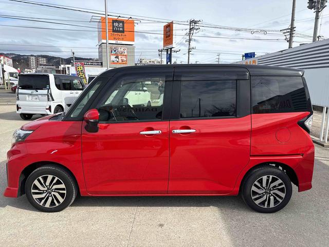 トールカスタムＧ４ＷＤ　純正ナビ　ドライブレコーダー　リモコンエンジンスターター　ＬＥＤヘッドランプ／フォグランプ　オートエアコン／ライト／ハイビーム／電動格納ドアミラー　両側電動スライドドア　電動パーキングブレーキ（秋田県）の中古車