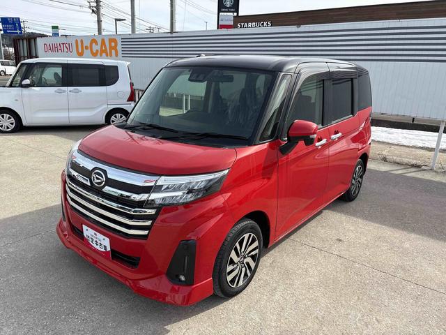 トールカスタムＧ４ＷＤ　純正ナビ　ドライブレコーダー　リモコンエンジンスターター　ＬＥＤヘッドランプ／フォグランプ　オートエアコン／ライト／ハイビーム／電動格納ドアミラー　両側電動スライドドア　電動パーキングブレーキ（秋田県）の中古車