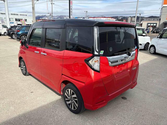 トールカスタムＧ４ＷＤ　純正ナビ　ドライブレコーダー　リモコンエンジンスターター　ＬＥＤヘッドランプ／フォグランプ　オートエアコン／ライト／ハイビーム／電動格納ドアミラー　両側電動スライドドア　電動パーキングブレーキ（秋田県）の中古車