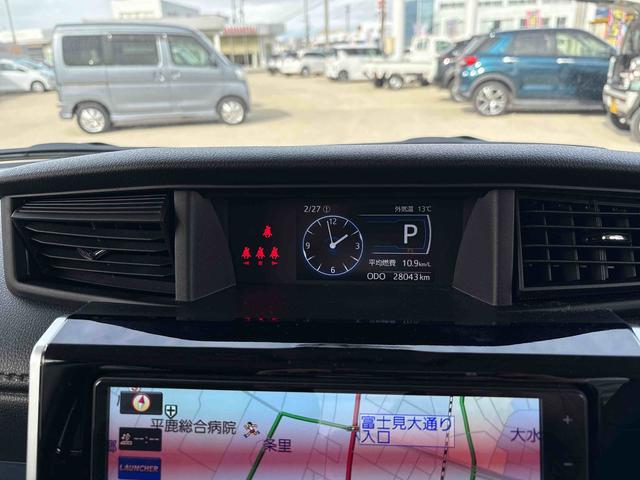 トールカスタムＧ４ＷＤ　純正ナビ　ドライブレコーダー　リモコンエンジンスターター　ＬＥＤヘッドランプ／フォグランプ　オートエアコン／ライト／ハイビーム／電動格納ドアミラー　両側電動スライドドア　電動パーキングブレーキ（秋田県）の中古車