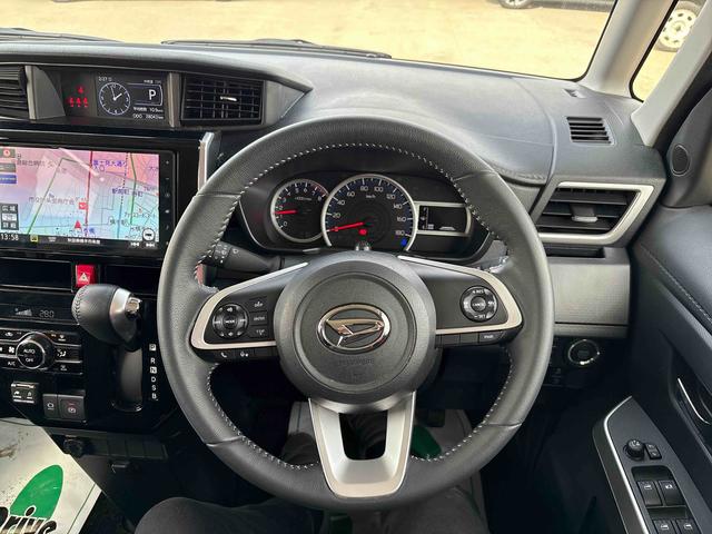 トールカスタムＧ４ＷＤ　純正ナビ　ドライブレコーダー　リモコンエンジンスターター　ＬＥＤヘッドランプ／フォグランプ　オートエアコン／ライト／ハイビーム／電動格納ドアミラー　両側電動スライドドア　電動パーキングブレーキ（秋田県）の中古車