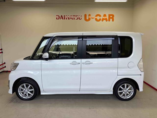 タントカスタムX トップエディションSA4WD 純正ナビ LEDヘッドライト ハロゲンフォグランプ オートエアコン/ライト 電動ドアミラー TVコントロールキット 助手席電動スライドドア バックカメラ VSC(横滑り防止機能)(秋田県)の中古車