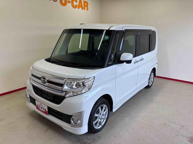 タントカスタムX トップエディションSA4WD 純正ナビ LEDヘッドライト ハロゲンフォグランプ オートエアコン/ライト 電動ドアミラー TVコントロールキット 助手席電動スライドドア バックカメラ VSC(横滑り防止機能)(秋田県)の中古車