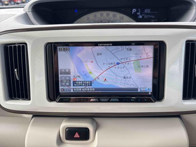 ムーヴキャンバスＸ　ＳＡIII４ＷＤ　社外ナビ　オートエアコン／ライト／ハイビーム／電動ドアミラー　ハロゲンヘッドライト　両側電動スライドドア　リモコンエンジンスターターチルトステアリング　運転席シートリフター（秋田県）の中古車