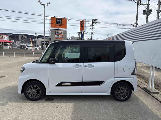 タントカスタムXセレクション4WD 純正ナビ ドライブレコーダー コーナーセンサー LEDヘッドランプ/フォグランプ オートエアコン/ライト/ハイビーム/電動格納ドアミラー 両側電動スライドドア 運転席・助手席シートヒーター(秋田県)の中古車