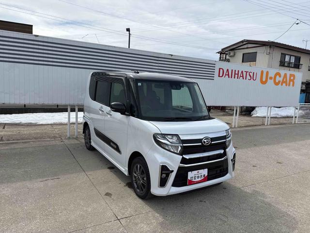 タントカスタムXセレクション4WD 純正ナビ ドライブレコーダー コーナーセンサー LEDヘッドランプ/フォグランプ オートエアコン/ライト/ハイビーム/電動格納ドアミラー 両側電動スライドドア 運転席・助手席シートヒーター(秋田県)の中古車