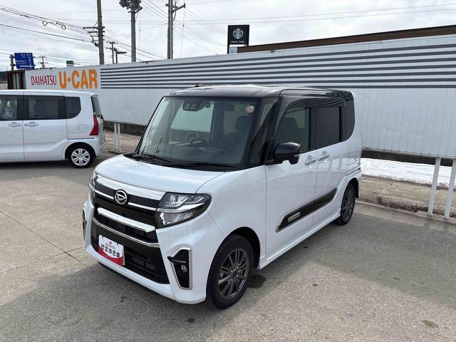 タントカスタムXセレクション4WD 純正ナビ ドライブレコーダー コーナーセンサー LEDヘッドランプ/フォグランプ オートエアコン/ライト/ハイビーム/電動格納ドアミラー 両側電動スライドドア 運転席・助手席シートヒーター(秋田県)の中古車