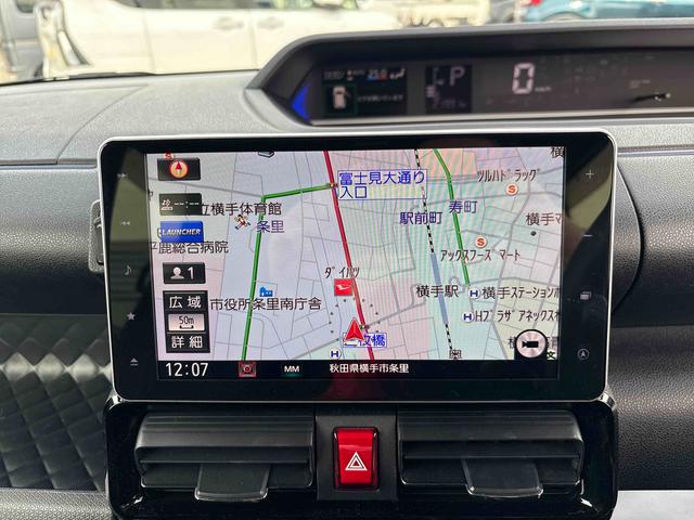 タントカスタムXセレクション4WD 純正ナビ ドライブレコーダー コーナーセンサー LEDヘッドランプ/フォグランプ オートエアコン/ライト/ハイビーム/電動格納ドアミラー 両側電動スライドドア 運転席・助手席シートヒーター(秋田県)の中古車