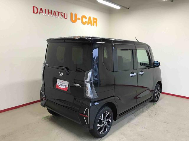 タントカスタムＸ４ＷＤ　純正ナビ　バックカメラ　ステアリングスイッチ　オートエアコン／ライト／ハイビーム／電動ドアミラー　ＬＥＤヘッドライト／フォグランプ　両側電動スライドドア　ＥＴＣ　ＴＶコントロールキット（秋田県）の中古車
