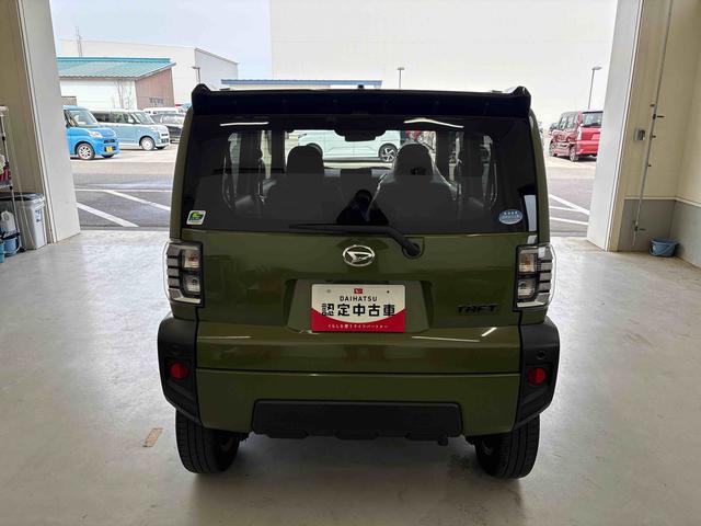 タフトＧターボ４ＷＤ　オーディオレス　ＬＥＤヘッドランプ／フォグランプ　オートエアコン／ライト／ハイビーム／電動ドアミラー　電動パーキングブレーキ　コーナーセンサー　クルーズコントロール　運転席助手席シートヒーター（秋田県）の中古車