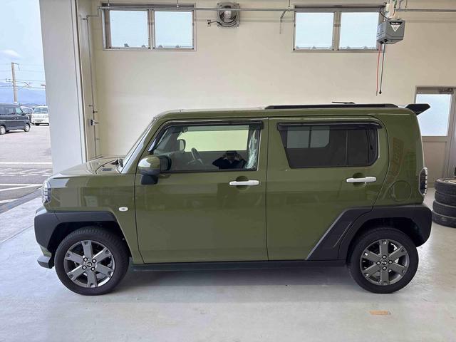 タフトＧターボ４ＷＤ　オーディオレス　ＬＥＤヘッドランプ／フォグランプ　オートエアコン／ライト／ハイビーム／電動ドアミラー　電動パーキングブレーキ　コーナーセンサー　クルーズコントロール　運転席助手席シートヒーター（秋田県）の中古車