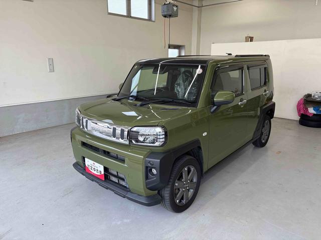 タフトＧターボ４ＷＤ　オーディオレス　ＬＥＤヘッドランプ／フォグランプ　オートエアコン／ライト／ハイビーム／電動ドアミラー　電動パーキングブレーキ　コーナーセンサー　クルーズコントロール　運転席助手席シートヒーター（秋田県）の中古車