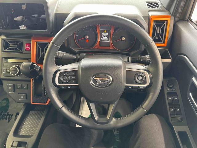 タフトＧターボ４ＷＤ　オーディオレス　ＬＥＤヘッドランプ／フォグランプ　オートエアコン／ライト／ハイビーム／電動ドアミラー　電動パーキングブレーキ　コーナーセンサー　クルーズコントロール　運転席助手席シートヒーター（秋田県）の中古車