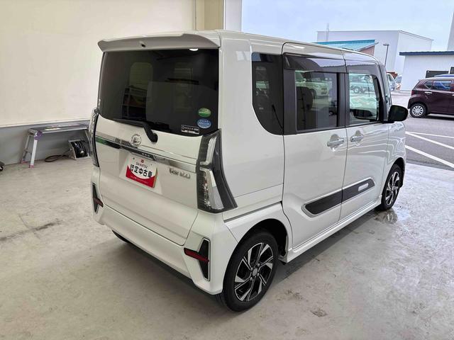 タントカスタムＸ４ＷＤ　純正ナビ　ドライブレコーダー　ＬＥＤヘッドライト／フォグランプ　オートエアコン／ライト／ハイビーム／電動ドアミラー　ＥＴＣ　コーナーセンサー　両側電動スライドドア　運転席・助手席シートヒーター（秋田県）の中古車