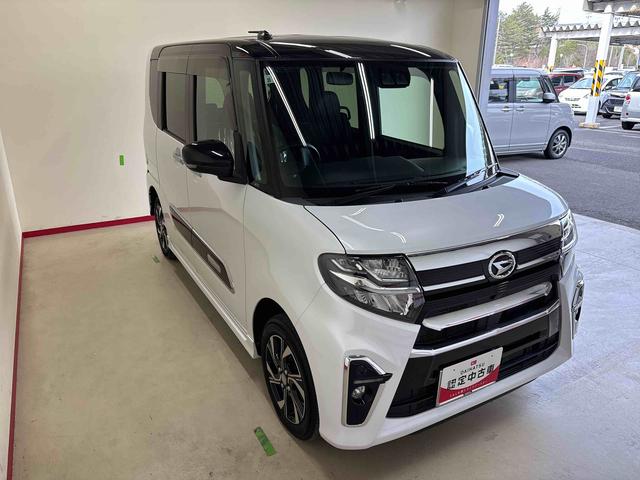 タントカスタムＸスタイルセレクション４ＷＤ　オーディオレス　オートエアコン／ライト／ハイビーム／電動ドアミラー　ＬＥＤヘッドライト／フォグランプ　バックカメラ　コーナーセンサー　両側電動スライドドア　運転席・助手席シートヒーター（秋田県）の中古車