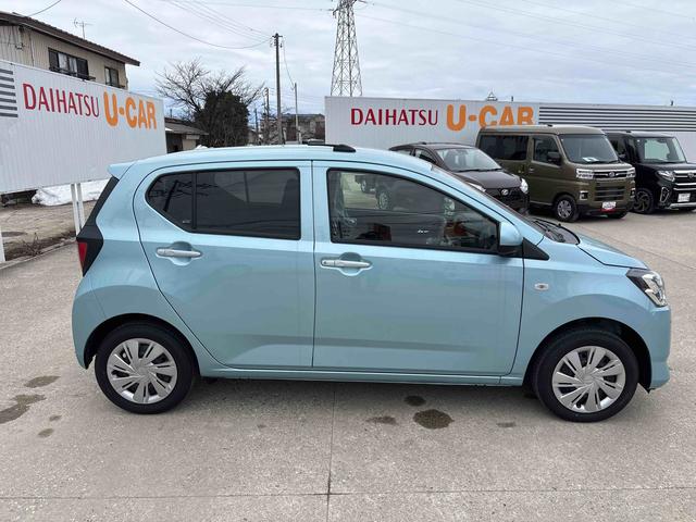 ミライースＸ　ＳＡIII４ＷＤ　オーディオレス　ＬＥＤヘッドライト　マニュアルエアコン　キーレスエントリー　コーナーセンサー　オートライト／ハイビーム　電動ドアミラー　ＶＳＣ（横滑り防止機能）（秋田県）の中古車