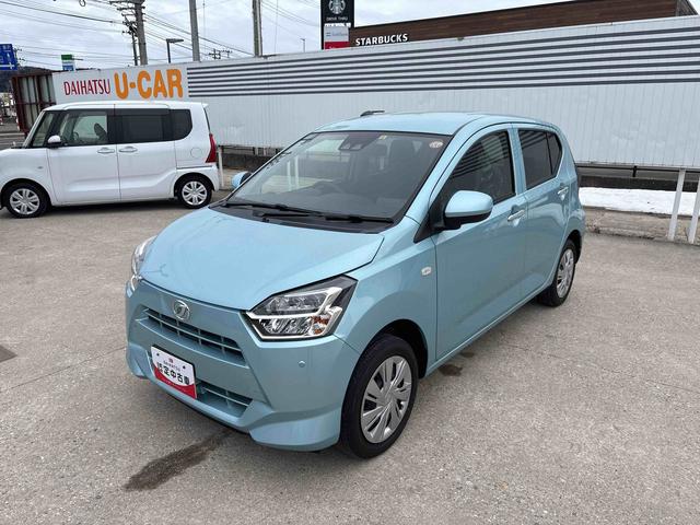 ミライースＸ　ＳＡIII４ＷＤ　オーディオレス　ＬＥＤヘッドライト　マニュアルエアコン　キーレスエントリー　コーナーセンサー　オートライト／ハイビーム　電動ドアミラー　ＶＳＣ（横滑り防止機能）（秋田県）の中古車