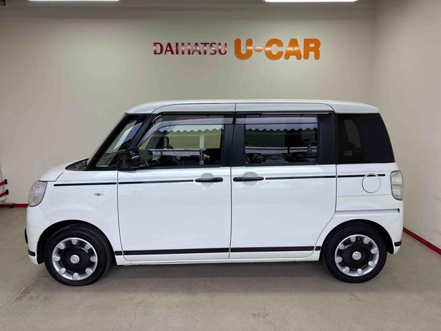 ムーヴキャンバスＧブラックアクセントＶＳ　ＳＡIII４ＷＤ　オーディオレス　アップグレードパック２　ＬＥＤヘッドライト／フォグランプ　オートエアコン／ライト／ハイビーム／電動ドアミラー　両側電動スライドドア　運転席シートヒーター　チルトステアリング（秋田県）の中古車