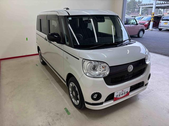 ムーヴキャンバスＧブラックアクセントＶＳ　ＳＡIII４ＷＤ　オーディオレス　アップグレードパック２　ＬＥＤヘッドライト／フォグランプ　オートエアコン／ライト／ハイビーム／電動ドアミラー　両側電動スライドドア　運転席シートヒーター　チルトステアリング（秋田県）の中古車