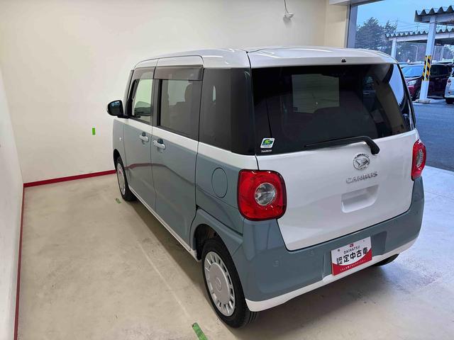 ムーヴキャンバスストライプスＸ４ＷＤ　純正ＣＤ　キーフリーシステム　オートエアコン／ライト／ハイビーム／電動ドアミラー　両側電動スライドドア　ＥＴＣ　コーナーセンサー　ハロゲンヘッドライト　チルトステアリング　運転席シートリフター（秋田県）の中古車