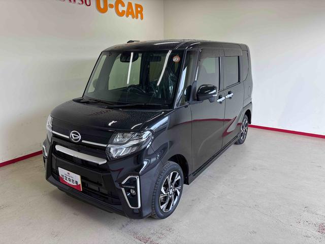 タントカスタムＸ４ＷＤ　オーディオレス　ＬＥＤヘッドライト／フォグランプ　オートエアコン／ライト／ハイビーム／電動ドアミラー　コーナーセンサー　バックカメラ　両側電動スライドドア　運転席・助手席シートヒーター（秋田県）の中古車