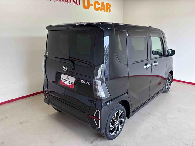 タントカスタムＸ４ＷＤ　オーディオレス　ＬＥＤヘッドライト／フォグランプ　オートエアコン／ライト／ハイビーム／電動ドアミラー　コーナーセンサー　バックカメラ　両側電動スライドドア　運転席・助手席シートヒーター（秋田県）の中古車