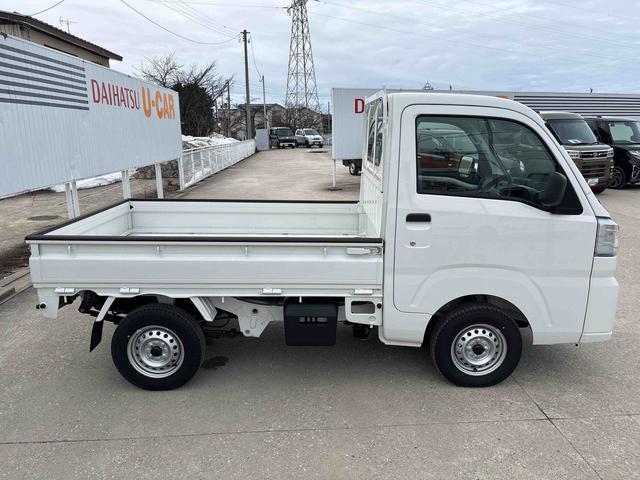 ハイゼットトラックスタンダード　農用スペシャルパートタイム４ＷＤ　デフロック　コーナーセンサー　ハロゲンヘッドライト　マニュアルエアコン　純正ラジオ　オートライト／ハイビーム　荷台作業灯　リヤ４枚リーフ　ＶＳＣ（横滑り防止機能）（秋田県）の中古車