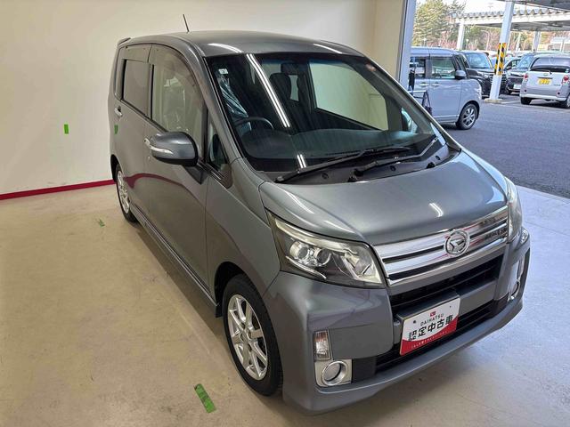 ムーヴカスタム　Ｘリミテッド４ＷＤ　純正ナビ　オートライト／エアコン　電動格納ドアミラー　キーフリーシステム　ＬＥＤヘッドライト　ハロゲンフォグランプ　チルトステアリング　運転席シートリフター（秋田県）の中古車