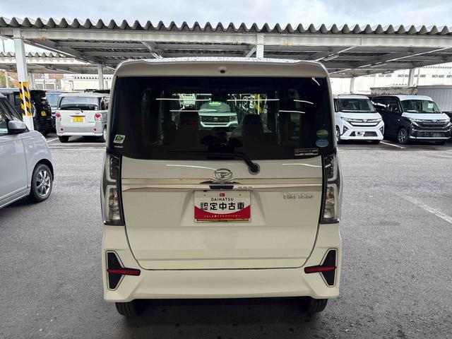 タントカスタムＸ４ＷＤ　オーディオレス　ＬＥＤヘッドライト／フォグランプ　オートエアコン／ライト／ハイビーム／電動ドアミラー　コーナーセンサー　両側電動スライドドア　運転席・助手席シートヒーター　ＥＴＣ（秋田県）の中古車