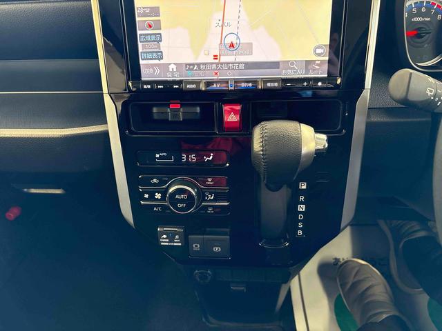 トールカスタムＧ純正ナビ　ドライブレコーダー　ＥＴＣ　ＬＥＤヘッドライト／フォグランプ　オートエアコン／ライト／ハイビーム／電動ドアミラー　クルーズコントロール　コーナーセンサー　両側電動スライドドア　電動パーキング（秋田県）の中古車