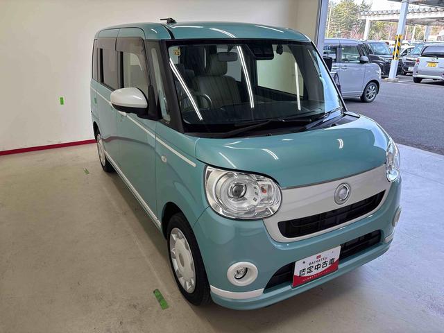 ムーヴキャンバスＧホワイトアクセントＶＳ　ＳＡIII４ＷＤ　純正ナビ　ドライブレコーダー　パノラマモニター　ＬＥＤヘッドライト／フォグランプ　オートエアコン／ライト／ハイビーム／電動ドアミラー　ＴＶコントロールキット　両側電動スライドドア（秋田県）の中古車