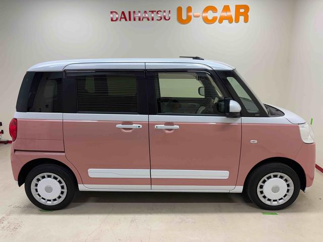 ムーヴキャンバスストライプスG4WD 純正ナビ ドライブレコーダー LEDヘッドライト/フォグランプ オートエアコン/ライト/ハイビーム/電動ドアミラー 両側電動スライドドア 電動パーキングブレーキ 運転席・助手席シートヒーター(秋田県)の中古車