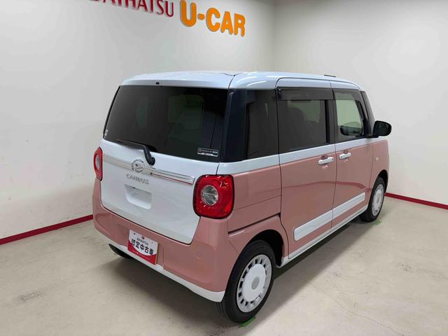 ムーヴキャンバスストライプスG4WD 純正ナビ ドライブレコーダー LEDヘッドライト/フォグランプ オートエアコン/ライト/ハイビーム/電動ドアミラー 両側電動スライドドア 電動パーキングブレーキ 運転席・助手席シートヒーター(秋田県)の中古車