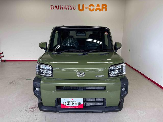 タフトＧターボ４ＷＤ　オーディオレス　ＬＥＤヘッドライト／フォグランプ　オートエアコン／ライト／ハイビーム／電動ドアミラー　コーナーセンサー　クルーズコントロール　電動パーキングブレーキ　運転席助手席シートヒーター（秋田県）の中古車