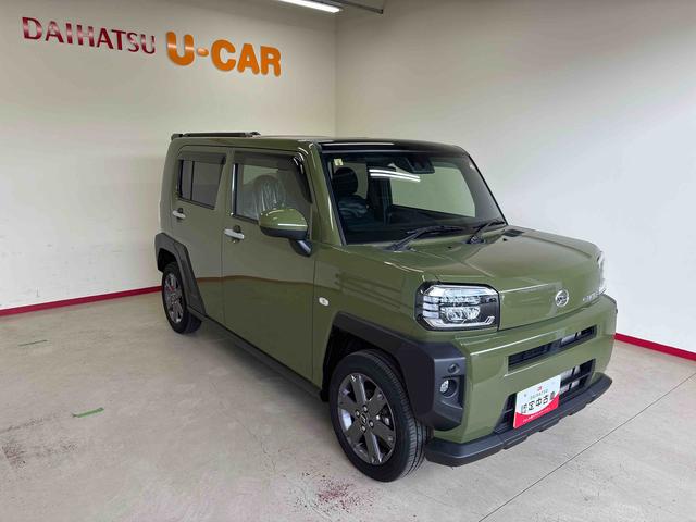 タフトＧターボ４ＷＤ　オーディオレス　ＬＥＤヘッドライト／フォグランプ　オートエアコン／ライト／ハイビーム／電動ドアミラー　コーナーセンサー　クルーズコントロール　電動パーキングブレーキ　運転席助手席シートヒーター（秋田県）の中古車