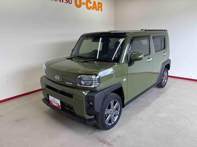 タフトＧターボ４ＷＤ　オーディオレス　ＬＥＤヘッドライト／フォグランプ　オートエアコン／ライト／ハイビーム／電動ドアミラー　コーナーセンサー　クルーズコントロール　電動パーキングブレーキ　運転席助手席シートヒーター（秋田県）の中古車