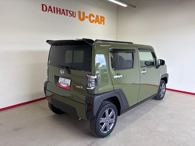 タフトＧターボ４ＷＤ　オーディオレス　ＬＥＤヘッドライト／フォグランプ　オートエアコン／ライト／ハイビーム／電動ドアミラー　コーナーセンサー　クルーズコントロール　電動パーキングブレーキ　運転席助手席シートヒーター（秋田県）の中古車